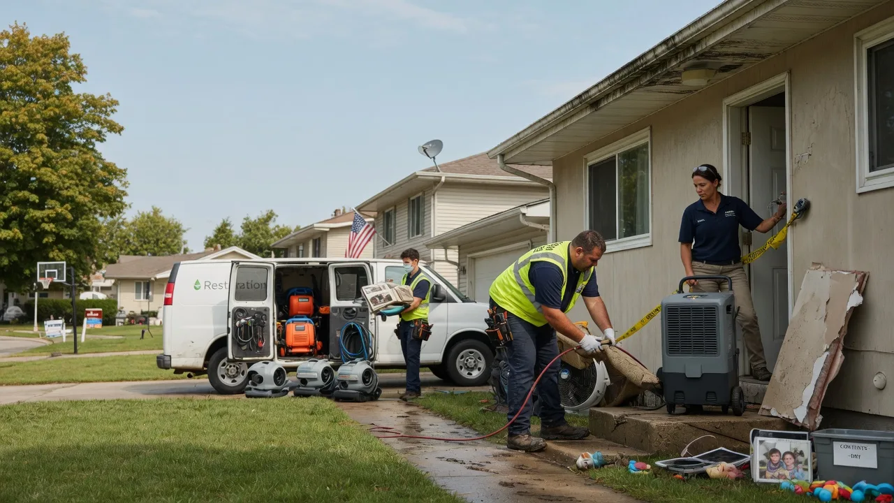 Water Damage Restoration in Decatur, IL near me